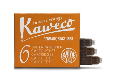 noteka kaweco atrament pomaranczowy sunrise orange.jpg