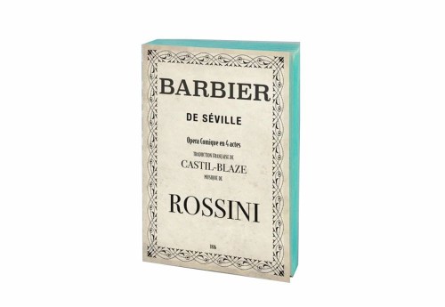 Slow Design Notes Libri Muti Opera Le Barbier De Seville