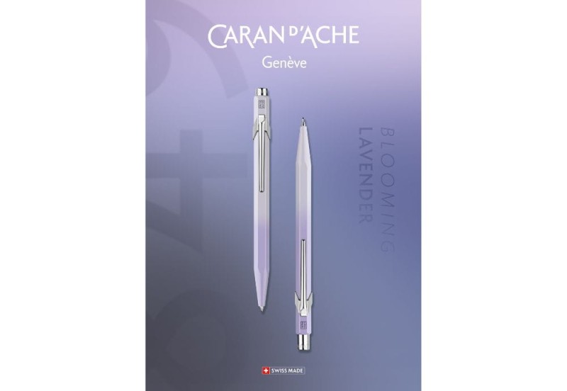 Caran d'Ache zestaw długopis i ołówek Blooming Lavender NOTEKA (4).jpg