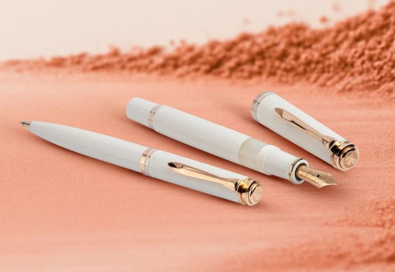Pelikan M600 Souverän White Rose Gold 14k - Pióro Wieczne (7).jpg