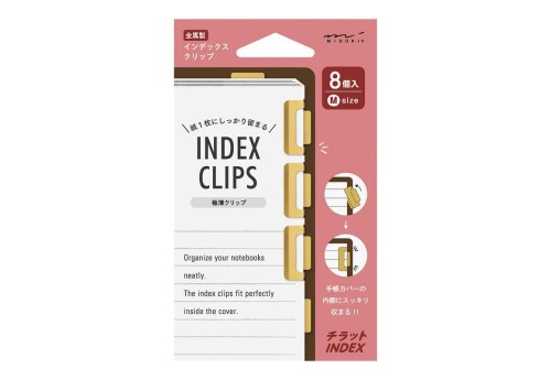 Indeksy Midori Index Clips Chiratto M