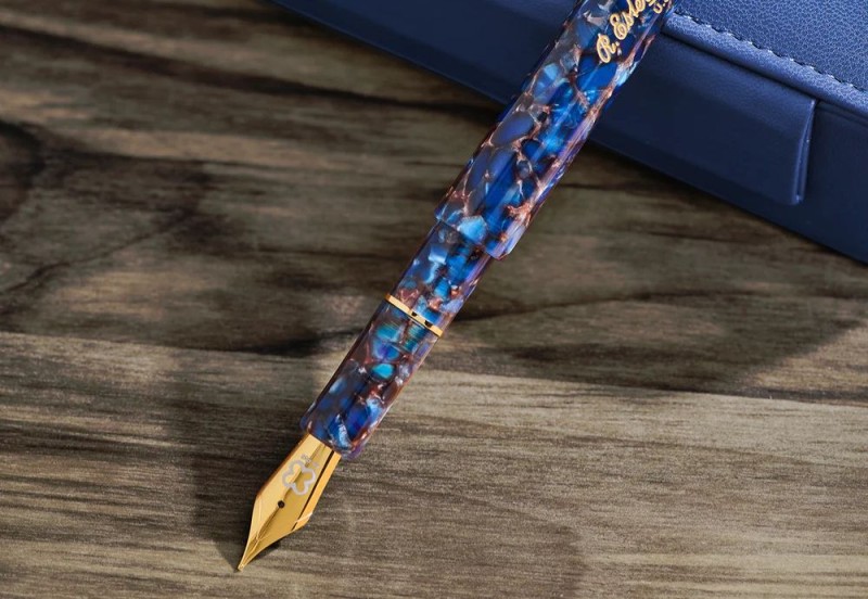 Esterbrook Niblet Pióro Wieczne Kieszonkowe Noteka Nouveau Bleu (7).jpg