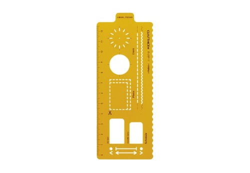 Kokuyo Jibun Techo Goods Template Plan version - Szablon / Linijka