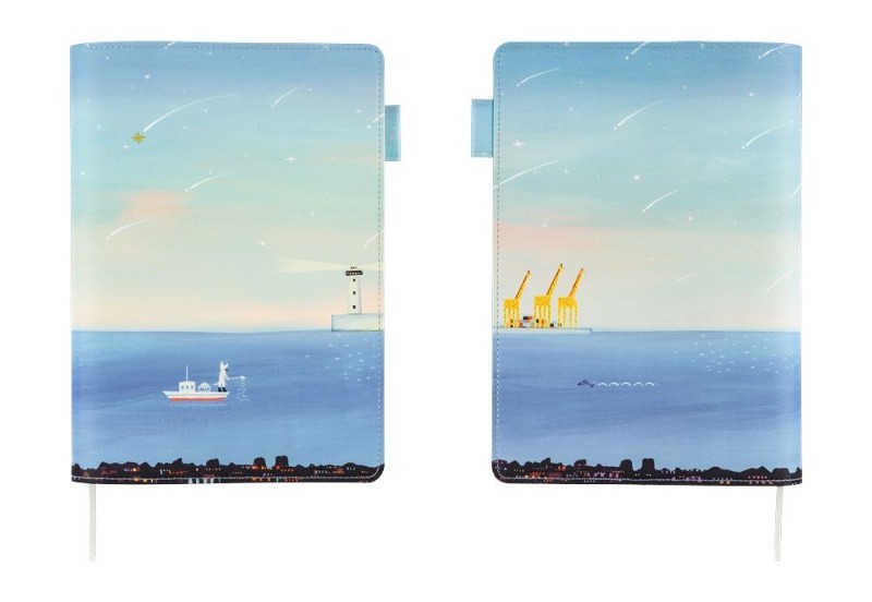 Hobonichi 5-Year Techo A5 Cover Hiroko Kubota: The Sea's Dream at Dawn