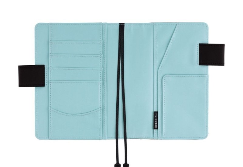 Hobonichi Techo Original A6 Cover Colors: Black x Clear Blue