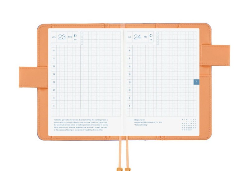 Hobonichi Techo Original A6 Cover Colors: Powder Blue Shell