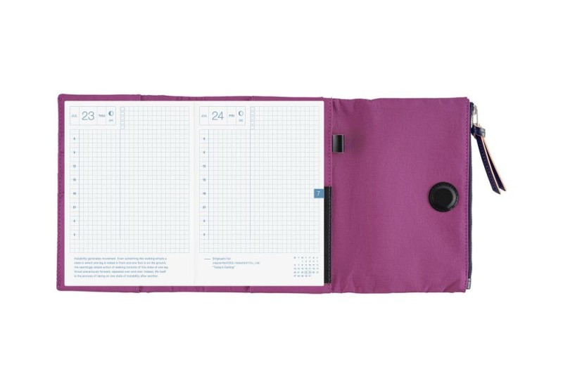 Hobonichi Techo Original A6 Cover: Tragen: Purple