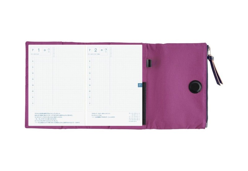 Hobonichi Techo Original A6 Cover: Tragen: Purple