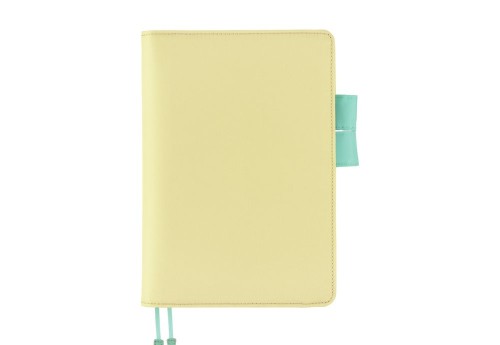 Hobonichi Techo Cousin A5 Cover Colors: Chamomile Mint - okładka jasnożółta