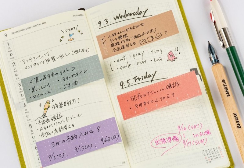 Hobonichi Techo TSUKI no IRO Sticky Notes