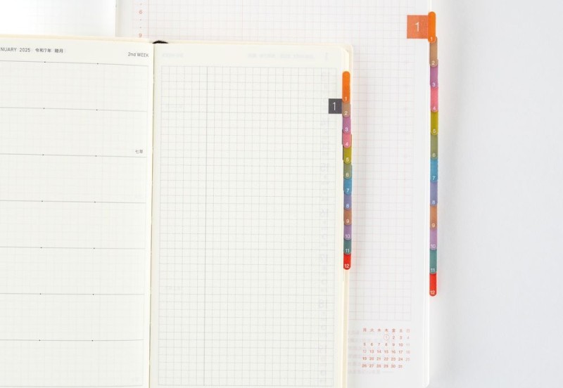 Hobonichi Techo TSUKI no IRO Index Stickers