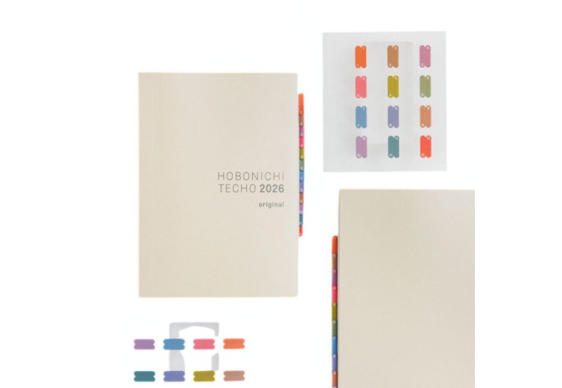 Hobonichi Techo TSUKI no IRO Index Stickers