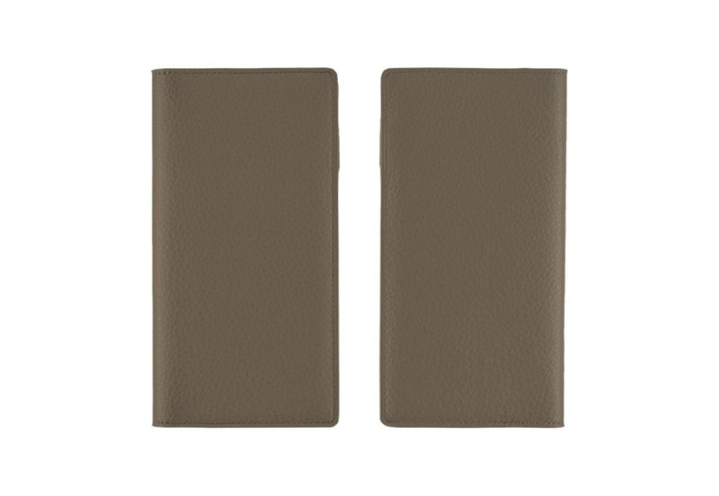 Hobonichi Techo Weeks Cover: Leather Taut (Gray & Light Blue)