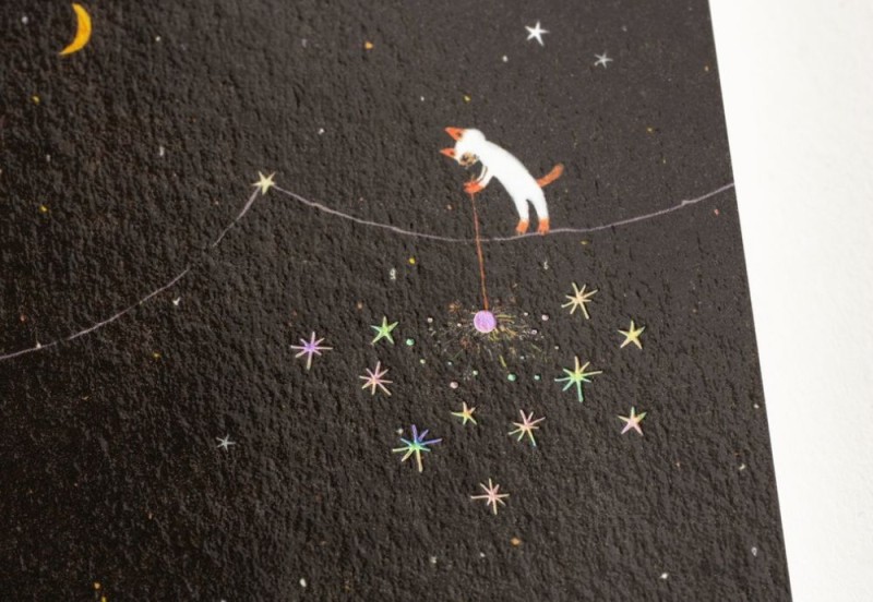 Hobonichi Techo Hiroko Kubota_ Hobonichi Graph Notebook A6 - Another night of falling star sparklers - Notatnik w kratkę (6).jpg