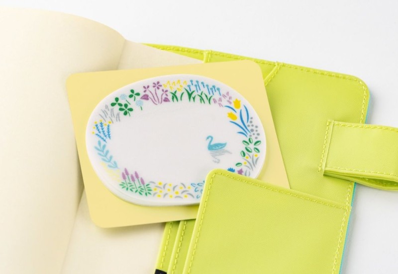 Hobonichi Techo Yuri Sanae See_ Through Sticky Notes (Forest Lake) - karteczki samoprzylepne (2).jpg