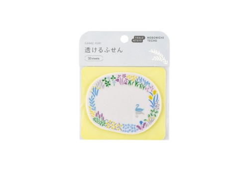 Hobonichi Techo Yuri Sanae See: Through Sticky Notes (Forest Lake) -  karteczki samoprzylepne