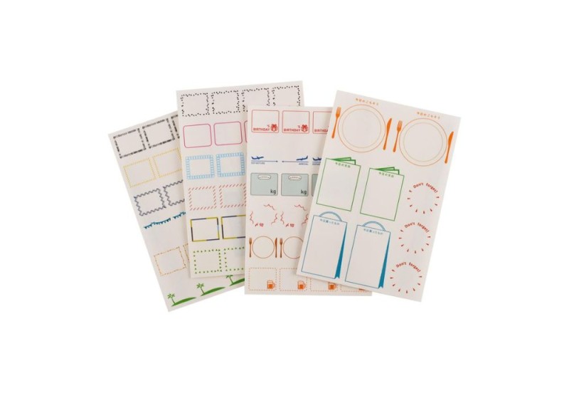 Hobonichi naklejki frame sticker NOTEKA.jpg
