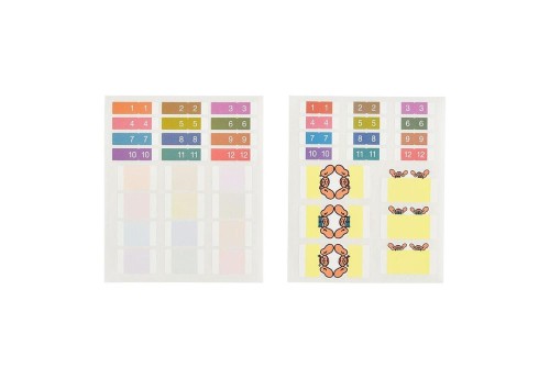 Hobonichi Techo Index Stickers - naklejki indeksujące