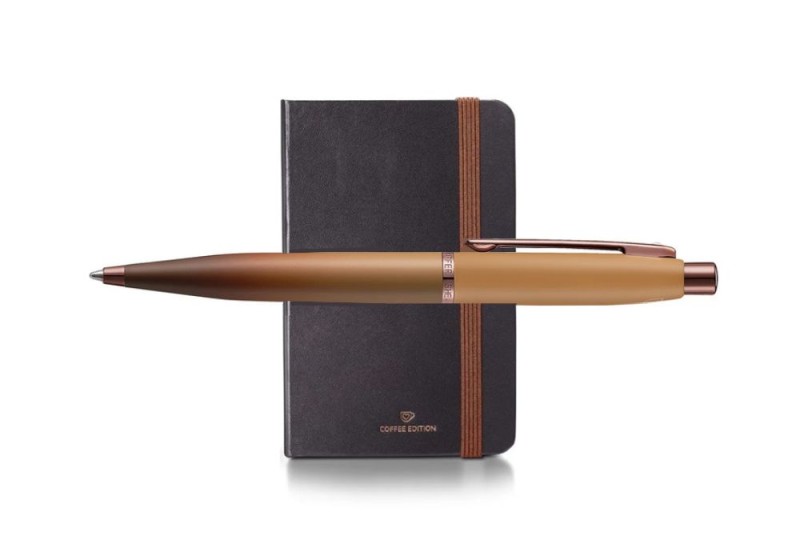 Sheaffer VFM Coffee Edition Matt Brown długopis zestaw z notesem.jpg