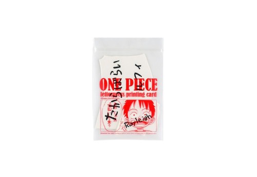 Hobonichi Techo ONE PIECE magazine: Vivre Card & Treasure Tab Letterpress Printed Card - zestaw karteczek