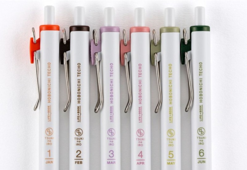 Hobonichi Techo TSUKI no IRO_ Uniball One - zestaw długopisów żelowych (10).jpg