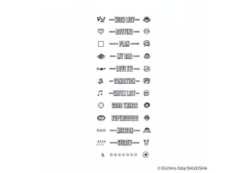 Sanby x Hobonichi Rotating Stamp for the Techo One Piece - pieczątka