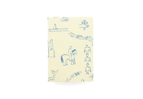 Kakimori Mini Note Cover B7 Palmehuset / History (Ivory) - Okładka na notes 