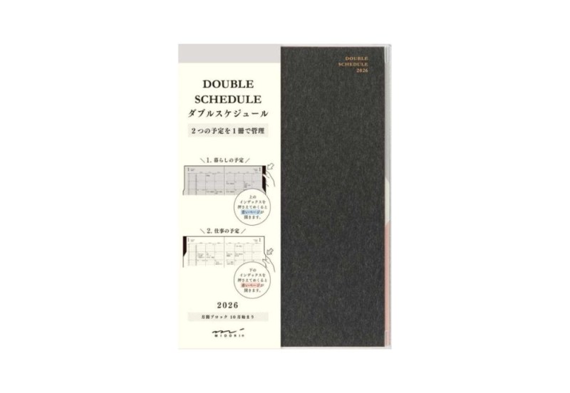 midori double schedule kalendarz 2026 black NOTEKA.jpg