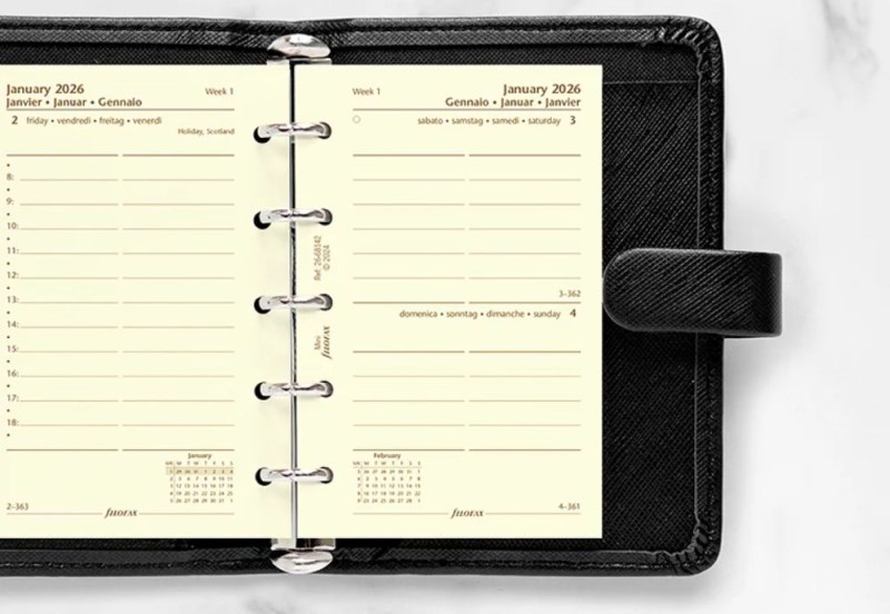 Filofax wkład kalendarzowy one day a page 2026 mini NOTEKA (2).jpg
