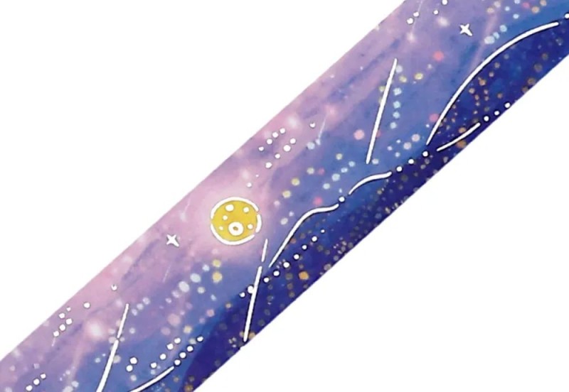 BGM Taśma Washi Night of shooting stars
