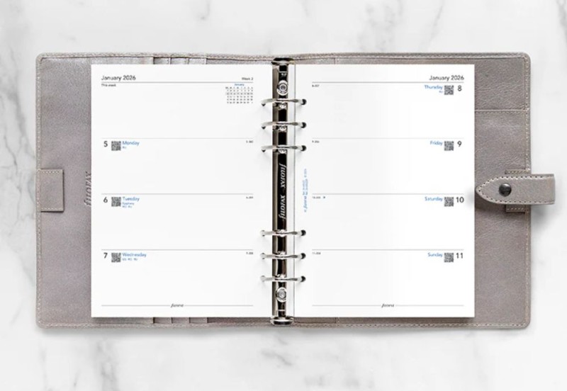 Filofax wkład Week On Two Pages Diary - A5 2026 English NOTEKA (3).jpg