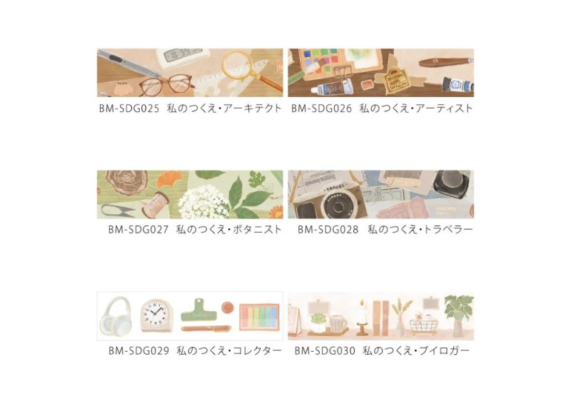 BGM Taśma Washi My Desk: Vlogger 20mm