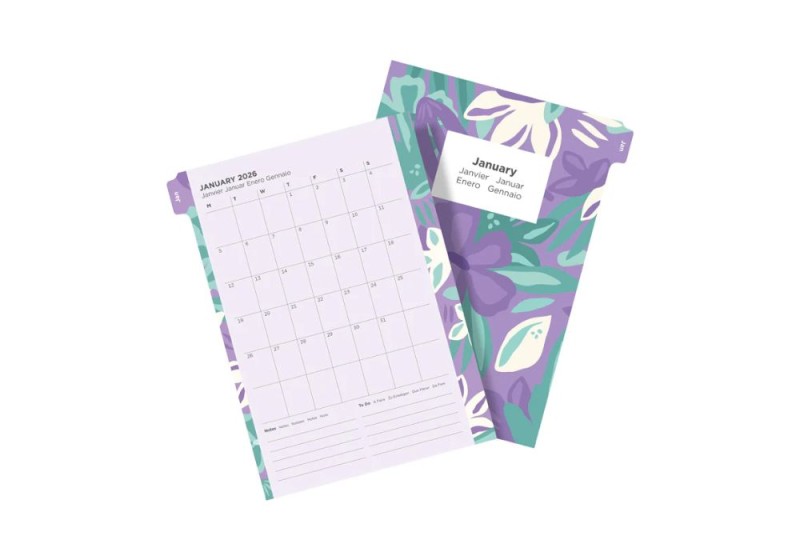 Filofax wkład Floral Illustrated Diary Refill Pack - A5 2026 Multilanguage NOTEKA (5).jpg