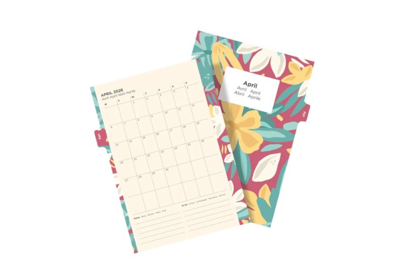 Filofax wkład Floral Illustrated Diary Refill Pack - A5 2026 Multilanguage NOTEKA (8).jpg