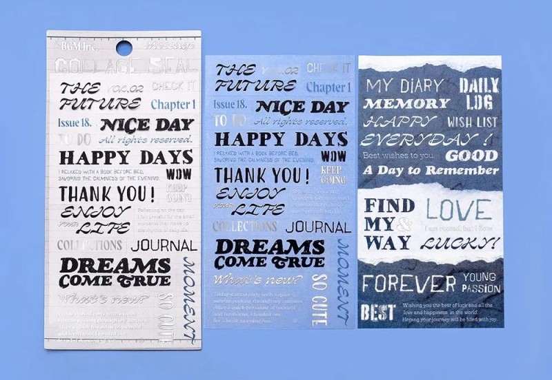 BGM Planner Stickers Collage Seal Naklejki