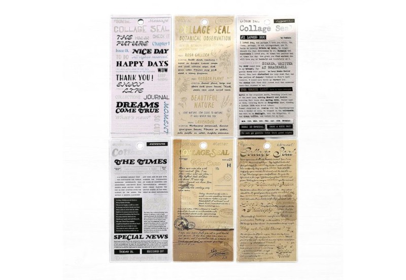 BGM Planner Stickers Collage Seal Naklejki