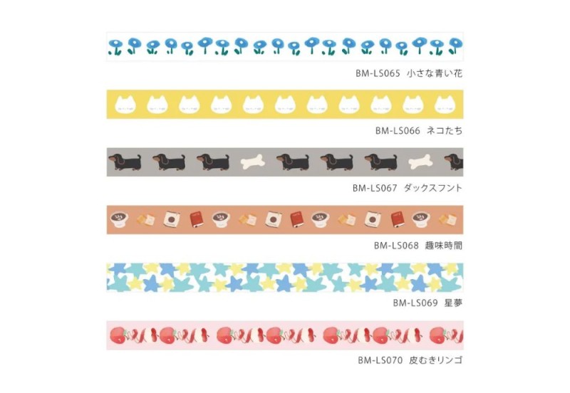 BGM Taśma Washi Peeled apple