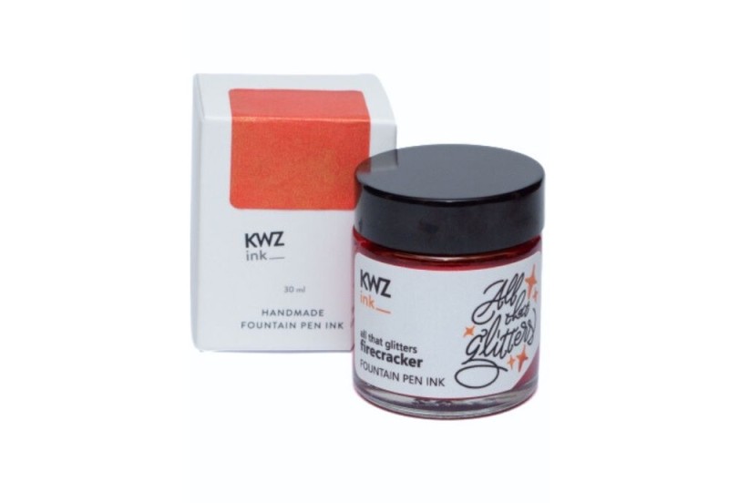 KWZ INK atrament 30 ml all that glitters Firecracker NOTEKA.jpg
