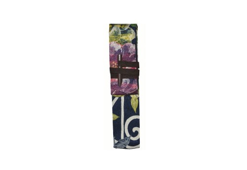 Sailor Etui Kimono Large Kwiaty - granat