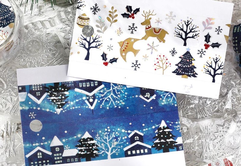 BGM Taśma Washi Christmas Limited Edition: Christmas Forest