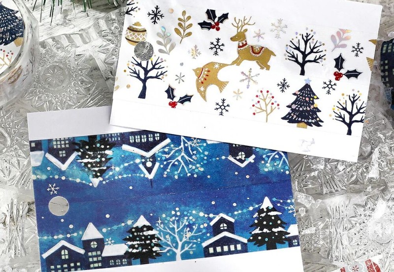 BGM Taśma Washi Christmas Limited Edition: Dinner time