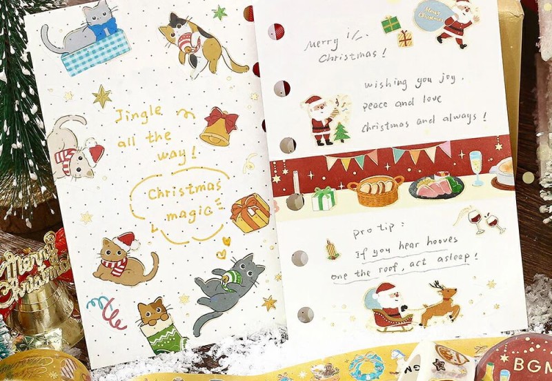 BGM Taśma Washi Christmas Limited Edition: Brooch