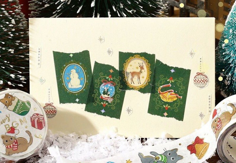 BGM Taśma Washi Christmas Limited Edition: Brooch