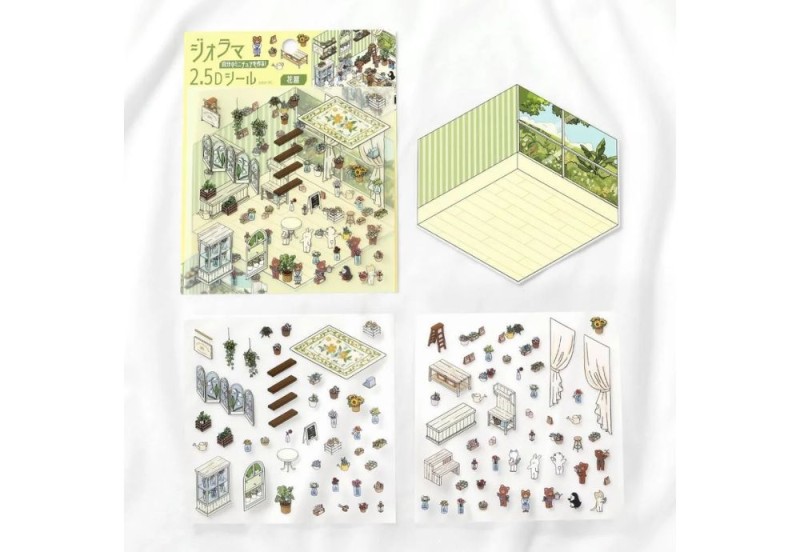 BGM Planner Stickers Animals Sheet Naklejki