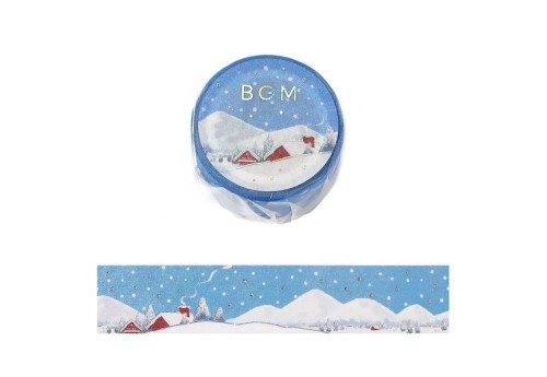 BGM Taśma Washi Dreamscape: Snow Country 20 mm