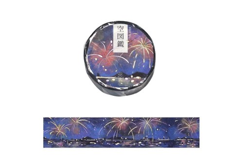 BGM Taśma Washi The Sky of One Day: Fireworks 20 mm