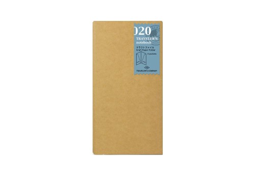 Traveler's Notebook 020 Wkład do notatnika (Regular Size) - folder / teczka z kieszonkami