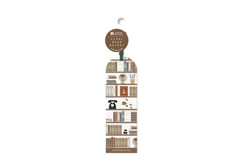 Furukawashiko Zakładka HONTOWATASHI Clear Bookmark - Kot i gabinet Natsume Soseki