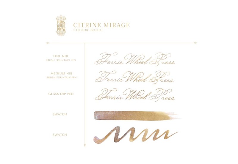 Ferris Wheel Press atrament 20ml Citrine Mirage NOTEKA.jpg