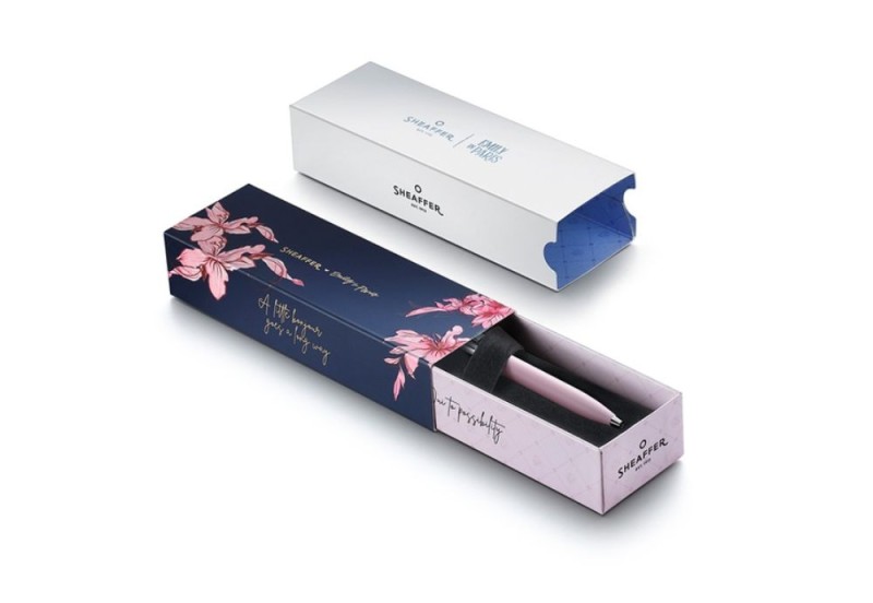 Sheaffer Sentinel Pink Chrom Emily in Paris NOTEKA (5).jpg